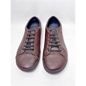 Birchbury Bramfords Shoes Mens Sz 12 Brown Leather Minimalist Barefoot Sneakers